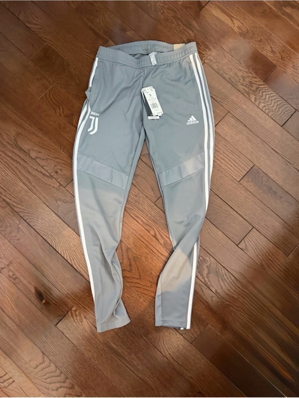 NWT Women’s Adidas Gray Juventus Training Pants. Size Small.